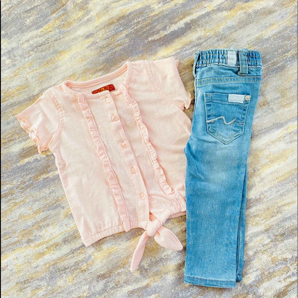 Baby girl 7 For All Mankind set